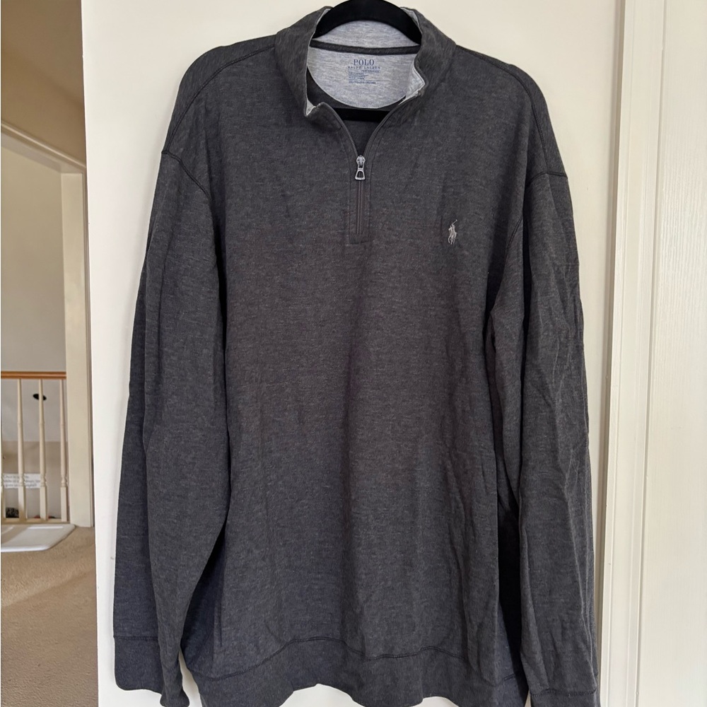 Polo Ralph Lauren Gray Quarter-Zip Pullover